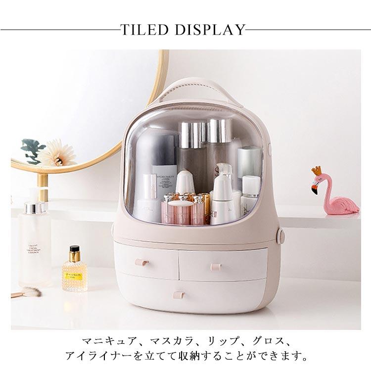 化粧箱 メイクボックス コスメボックス メイクケース 蓋付き 大容量 ジュエス 引き出し付き メイク収納 化粧品 美容 持ち運び 小物入れ |  | 07