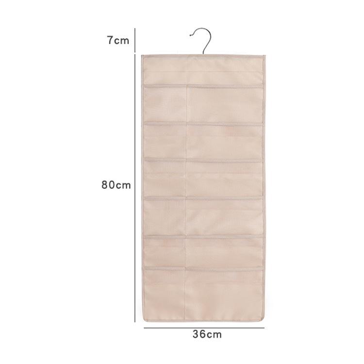壁掛け袋 壁掛け収納 吊り下げ 収納袋 壁面収納 省スペース 両面収納 靴下 下着 クローゼット 収納ポケット 収納ラック 小物収納 生活雑貨 |  | 14