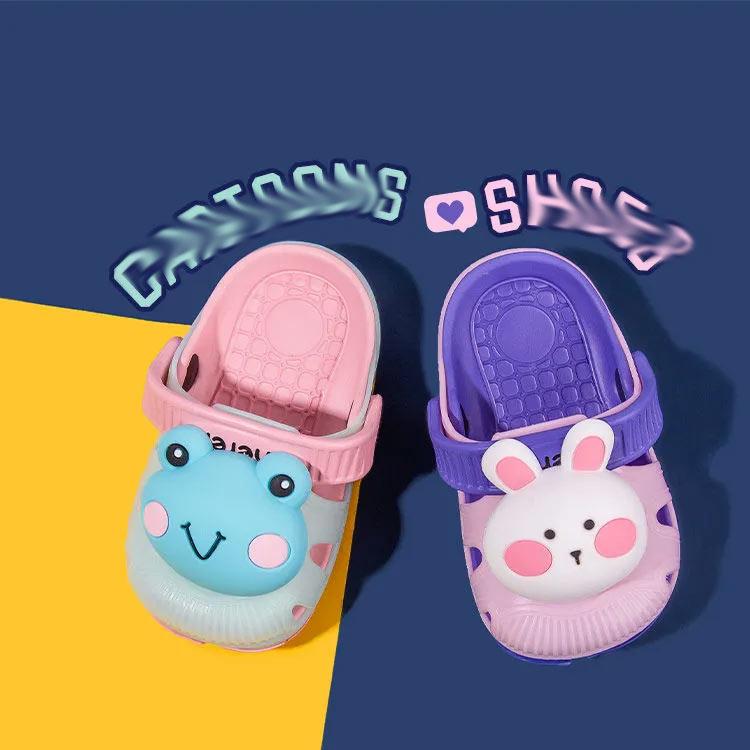 送料無料 キッズスリッパ 子供 夏 春 ベビー シャワーサンダル 女の子 男の子 お風呂 バススリッパ 室内 室外兼用 通気 超軽量EVA 柔らかい |  | 02