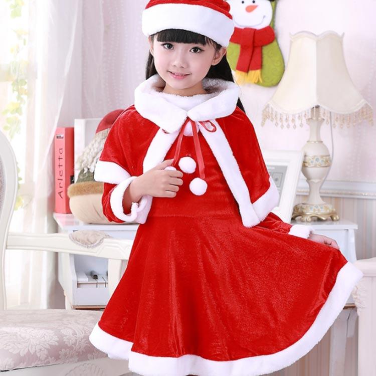 サンタ コスプレ ワンピース 女の子 キッズ 女 コスプレ 衣装 子供 クリスマス コスチューム 肩掛け 仮装 かわいい プレゼント 新作 |  | 02