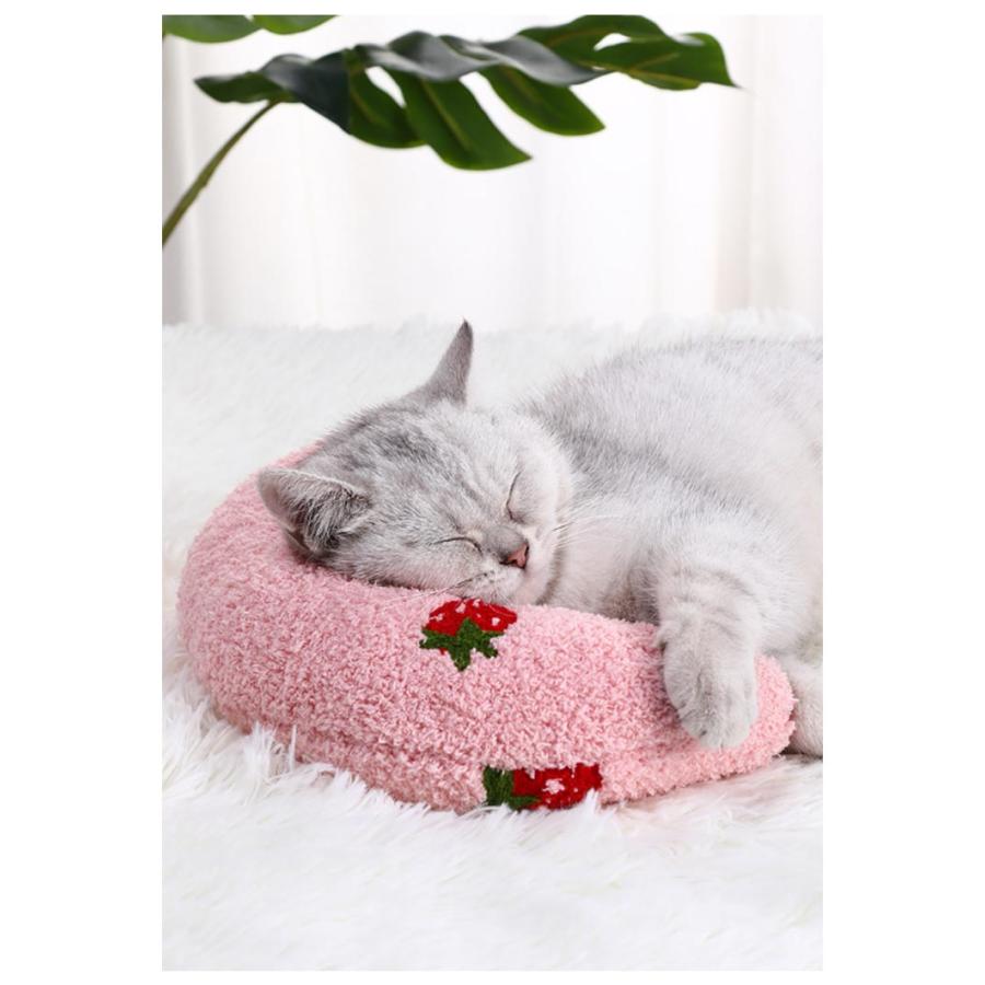まくら あごのせ枕 クッション 枕 ネコ 犬用 猫用 低反発 枕 ねこ ペット用まくら おもちゃ ぬいぐるみ ピロー 猫用 犬用品 猫用品 小型犬 中 |  | 08