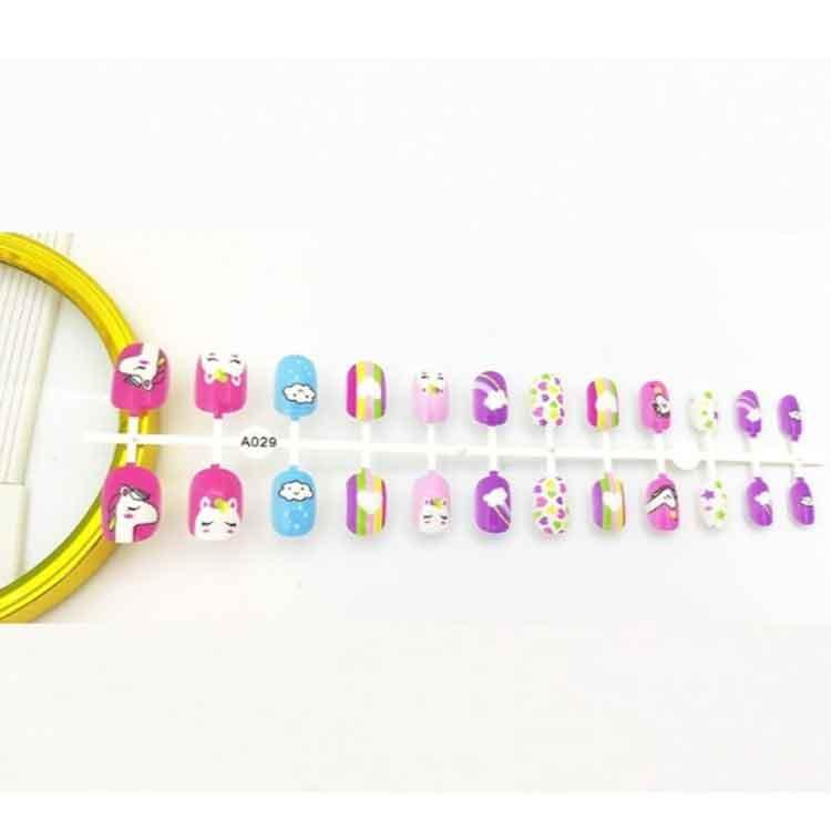 キッズ 可愛い キッズ用 キッズ 小道具付き ネイルチップ 女の子 ネイルチップセット 女の子 ネイルチップ ジェルネイル ネイルチップ 子供用 24 |  | 01