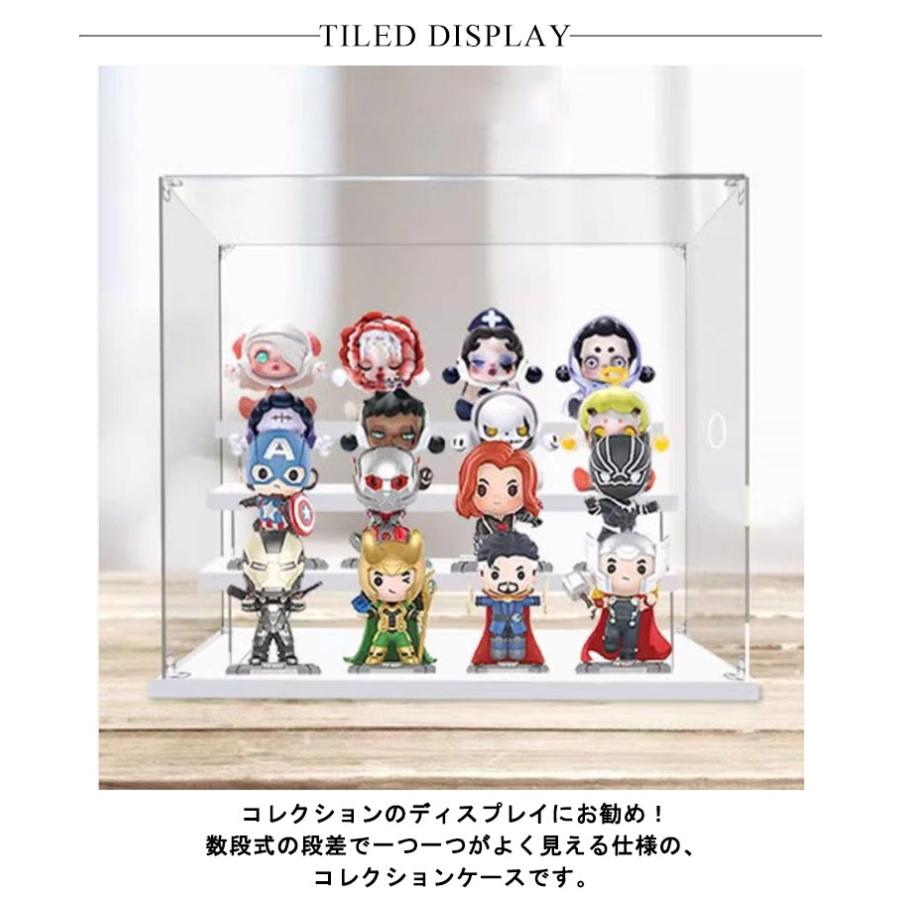 模型、フィギア　展示用ケース ショーケース アクリルケース 透明 フィギュアケース 展示用 扉