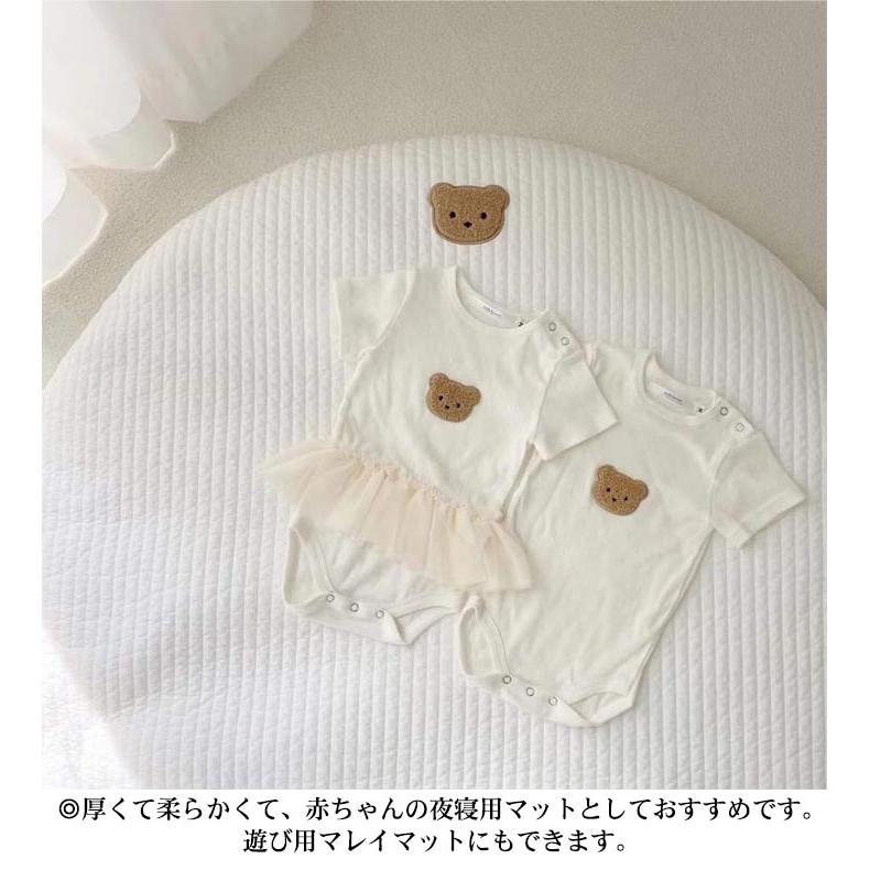 洗える サニーマット プレイマット ベビー マット 赤ちゃん 洗濯 厚手 おしゃれ 北欧 丸形 綿 ラグマット おむつ替え 月齢フォト ごろ寝 昼寝 |  | 08