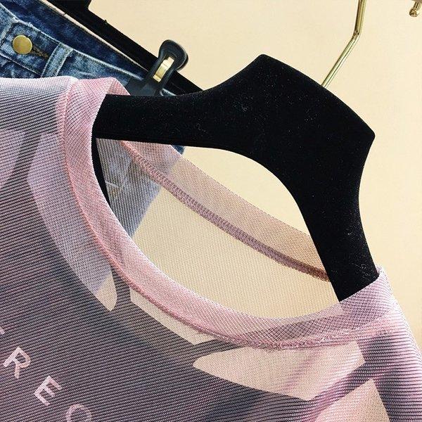 カットソー シースルー キャミソール インナー セット Tシャツ トップス 半袖 透け感 肌見せ 重ね着 ダンス 衣装 派手 |  | 10