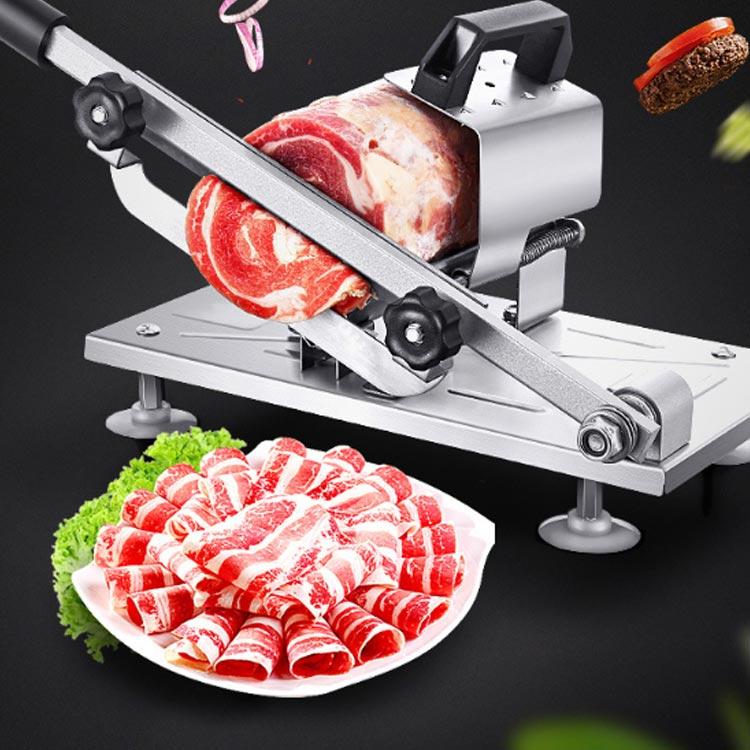 家庭用ミートスライサー スライサー 肉 スライス ミートスライサー 手動スライサー 生ハム 冷凍肉 野菜 パン 餅 手動ミートスライサー 冷凍肉スライ |  | 02