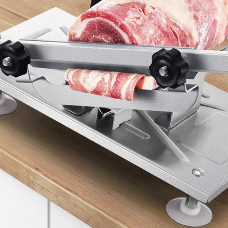 家庭用ミートスライサー スライサー 肉 スライス ミートスライサー 手動スライサー 生ハム 冷凍肉 野菜 パン 餅 手動ミートスライサー 冷凍肉スライ |  | 04