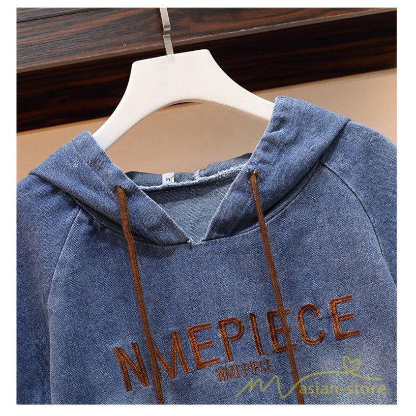 セットアップ レディース パーカー 半袖 フード付き プルオーバー ショートパンツ デニム 2点セット 上下 トップス 夏 パンツ 夏服 カジュアル |  | 15