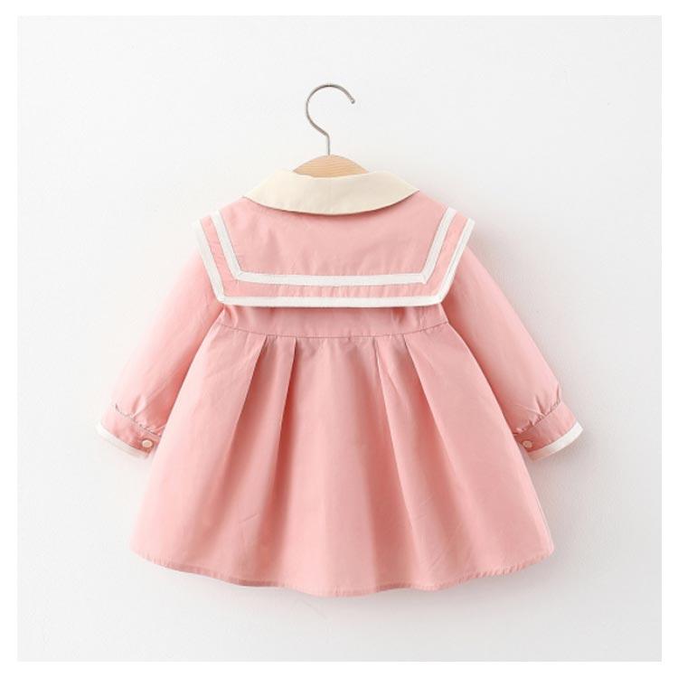 ワンピース 長袖 キッズ ベビー 子供服 フォーマル ドレス 送料無料 女の子 春秋 セーラー風 セーラー服風 入学式 ガールズ 可愛い 女児 受験 |  | 10
