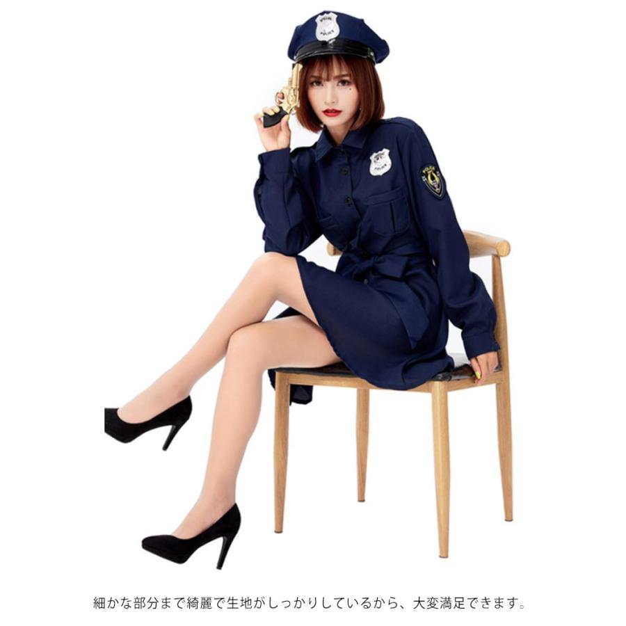 ハロウィン コスプレ 仮装 ポリス 制服 長袖 ハロウィンコスプレ ミニスカポリス 警察官 婦警 女性 可愛い 大きいサイズ レディース ワンピース |  | 08