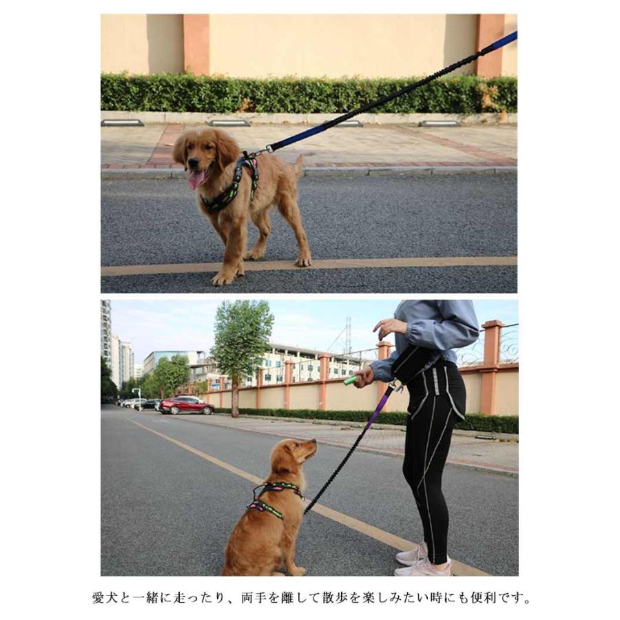 ハンズフリー リード ペット 犬用 ウェストポーチ付き 犬用リード 多機能 伸縮リード 中型犬 大型犬 小型犬 ウエストリード ランニング ウォーキン |  | 15