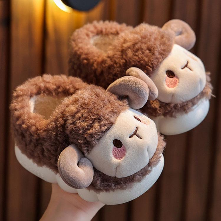 スリッパ もこもこ かわいい キッズ ルームシューズ 子供用 裏ボア あったか かかとあり かかとなし 滑り止め 冷え防止 可愛い 兄弟姉妹 お揃い |  | 02