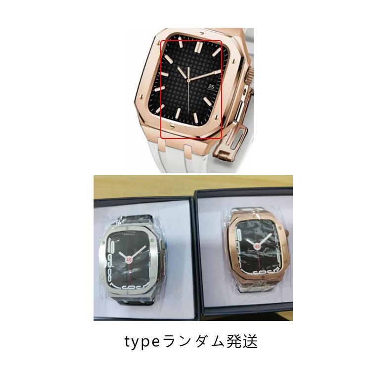 新品 apple watch アップルウォッチ バンド ベルト カバー ステンレス ケース 一体型 メンズ ステンレス series8 7 6 SE｜daim-store｜13