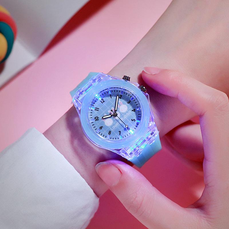 蛍光腕時計 ナイトイルミネーション 子供向け腕時計 かわいいイラストの時計 チャイルドギフト 腕時計 フルーツグリーン Ae 2 台町商会 通販 Yahoo ショッピング