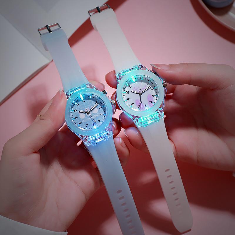 蛍光腕時計 ナイトイルミネーション 子供向け腕時計 かわいいイラストの時計 チャイルドギフト 腕時計 フルーツグリーン Ae 2 台町商会 通販 Yahoo ショッピング