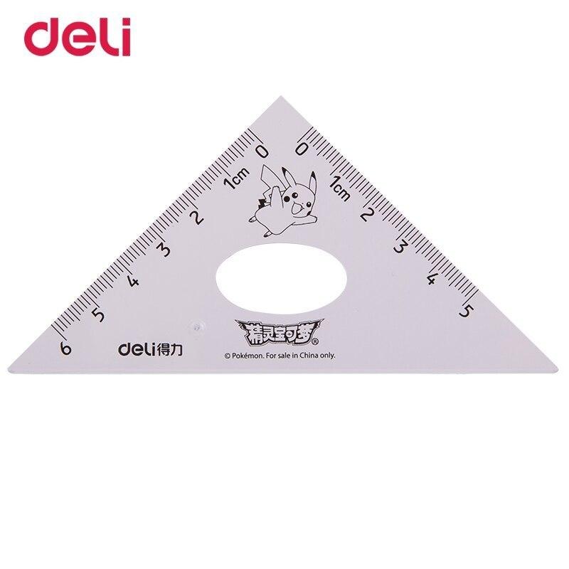 ポケモン ピカチュウ 三角定規 分度器 プラスチック 定規セット Deli 4点セット Ae 0 台町商会 通販 Yahoo ショッピング