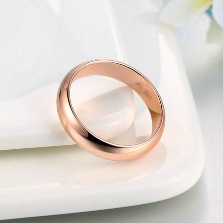 指輪 シンプル ローズゴールドリング 18kメッキ 19 0mm Umode Umode 台町商会 通販 Yahoo ショッピング