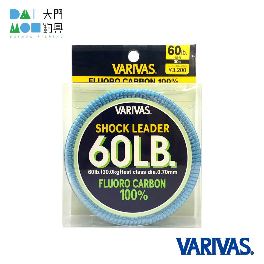 バリバス フロロカーボン ショックリーダー 30m 18号 60lb / VARIVAS FLUORO CARBON 30m #18 60lb | 