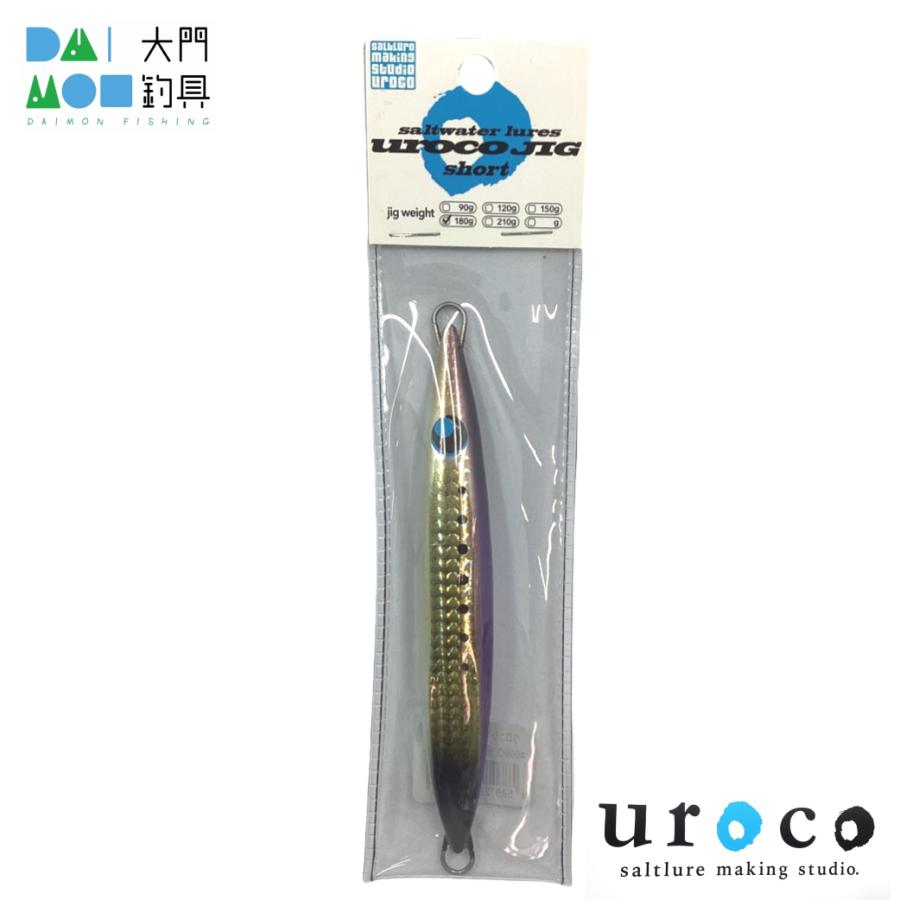 UROCO（ウロコ） ウロコジグショート UROCO JIG SHORT180g #009G 金