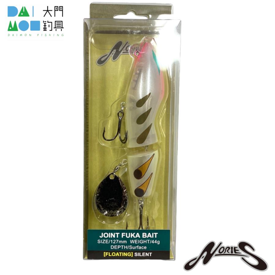 NORIES（ノリーズ） ジョイントフカベイト JF15 クリアホワイト