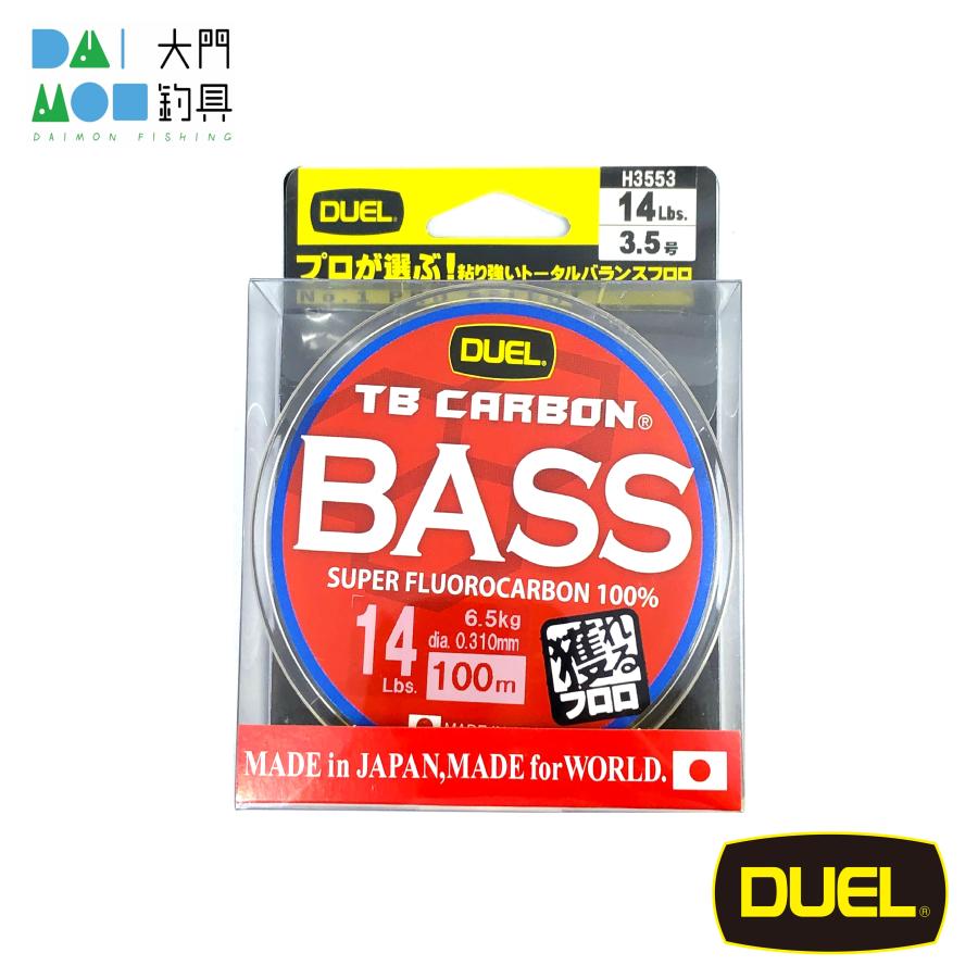 デュエル TB カーボン バス 100m 14lbs / DUEL CARBON BASS : 大門釣具 - 通販 - Yahoo!ショッピング