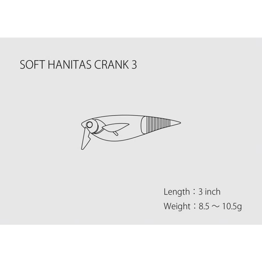 マドタチ ソフトハニタスクランク 3 全8色セット / madotachi SOFT