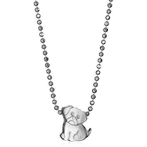 送料無料でお届けしますアレックスウー　ネックレス　Alex Woo "Little Animals" Sterling Silver Pug Pendant Necklace, 16