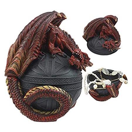 Ebros ケルトレッドドラゴンエッグボックス 高さ6 5インチ 神話ガーディアンドラゴンフィギュア ジュエリーボックス B017n0gj72 Dik Onlineshop 通販 Yahoo ショッピング