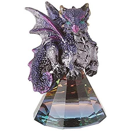 ピラミッドガラス上のドラゴン像 置物 紫色 赤ちゃんドラゴン 高さ3 5インチ B01m23ylgy Dik Onlineshop 通販 Yahoo ショッピング
