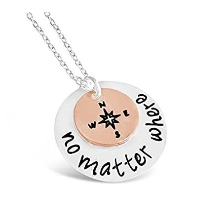 素晴らしい価格 Rosa Vila No Matter Whereコンパスネックレス 女性用 カウズンネックレスまたは長距離友情ジュエリーとして最適 花嫁の付き添い人 その他レディースアクセサリー 素晴らしい価格 Rosa Vila No Matter Whereコンパスネックレス 女性用 カウズンネックレスまたは長距離友情ジュエリーとして最適 花嫁の付き添い人 その他レディースアクセサリー