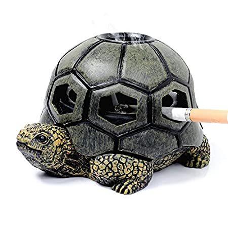 【返品送料無料】 Monsiter Outdoor and Home for Tray Ash Cute Cigarettes for Ashtrays Turtle オブジェ、置き物