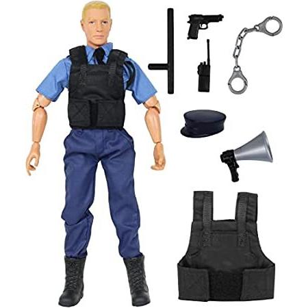 オープニング 大放出セール N' Click Play Figur Action 12" Dog with Officer Unit, Force Police CNP30619 その他おもちゃ