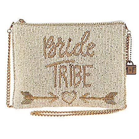 メアリー・フランシス・ブライド・トライブ ビーズ付き クロスボディ ハンドバッグ