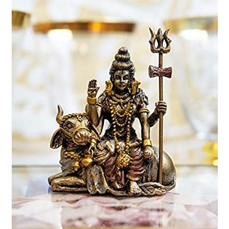 素晴らしい Lord Mahadeva God Hindu Vastu Enlightenment Eastern Ebros Shiva On Sitting オブジェ、置き物