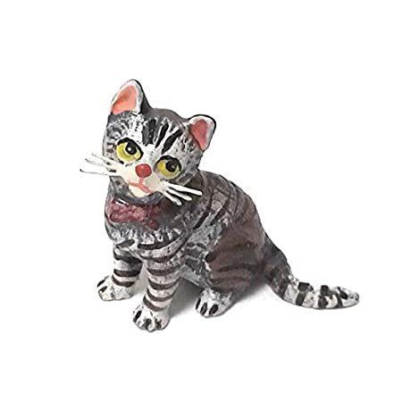 赤リボン付き猫 ウィーン ブロンズフィギュア