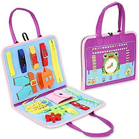 ラウンド  - 1 Ages Toddlers for Board Busy CNYYDS 6, Devel for Toy Sensory Montessori その他おもちゃ