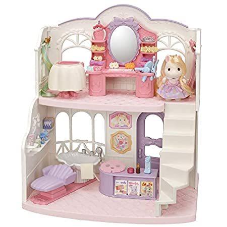Calico Critters ポニーのスタイリッシュなヘアサロン ドールハウス プレイセット フィギュアとアクセサリー付き