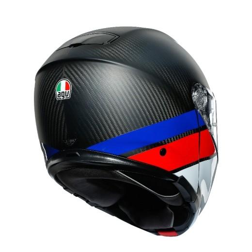 AGV 【公式】 SPORTMODULAR 009-LAYER CARBON/RED/BLUE バイク用