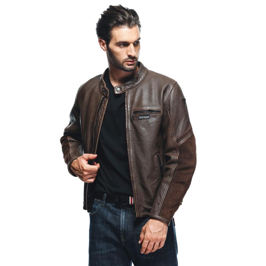 【新品未使用】Dainese MERAK レザージャケット サイズ50 ブラック 公式】MERAK LEATHER JACKET 安心の修理保証付き DAINESE（ダイネーゼ