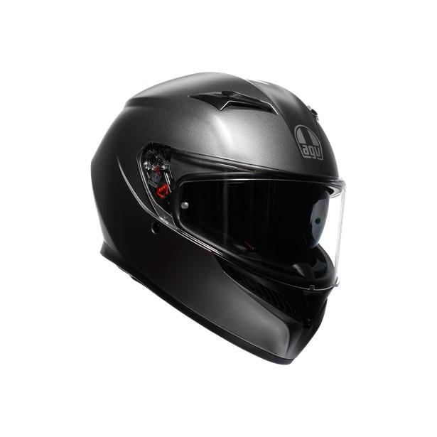AGV K3 ヘルメットJIST Asian Fit - マットグレイほぼ新品！ 公式】K3 JIST Asian Fit - MONO MATT LUNA GREY バイク用 フル