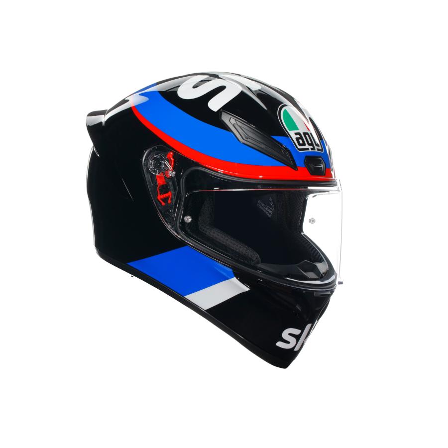 公式】K1 S AGV JIST Asian Fit 023-VR46 SKY RACING TEAM BLACK/RED 