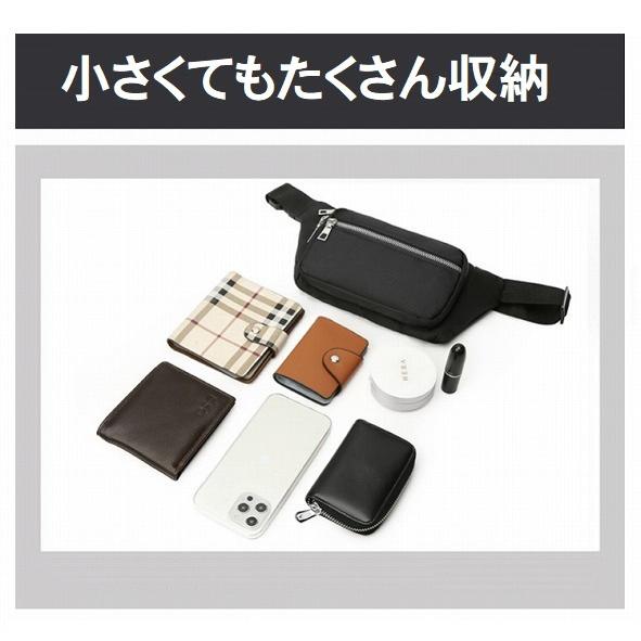 ボディバッグ　おしゃれウエストポーチ　ワンタッチで装着　ウエストヒップバッグ　｜dainichi-store｜06