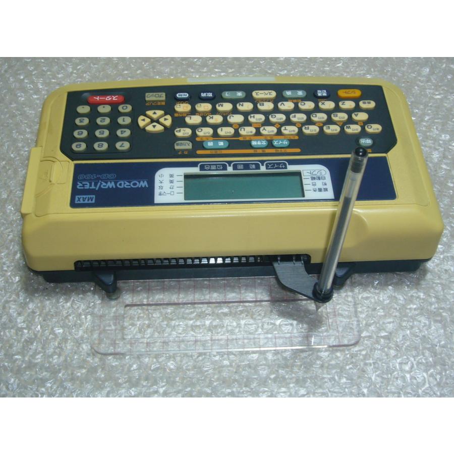 ワードライタ CD-100 マックス カンタン文字書き機 wordwriter ワードライタ CD-100 マックス カンタン文字書き機 wordwriter