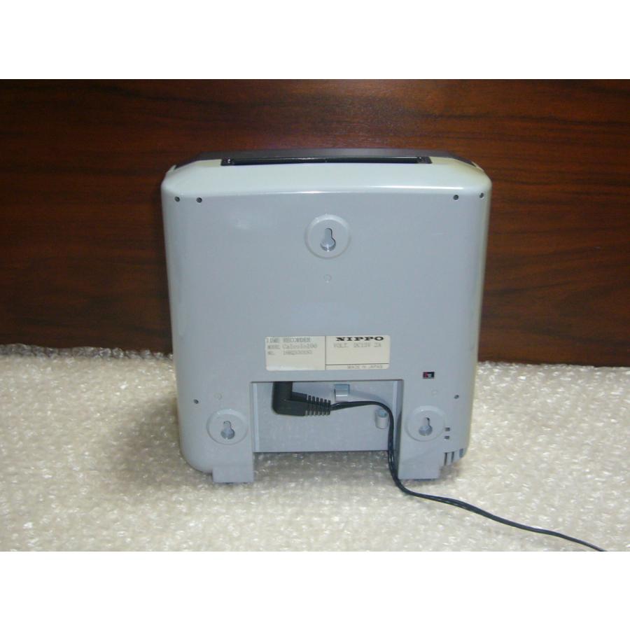 動作確認済 カルコロ100 ニッポー インク新品 カードキー、タイム