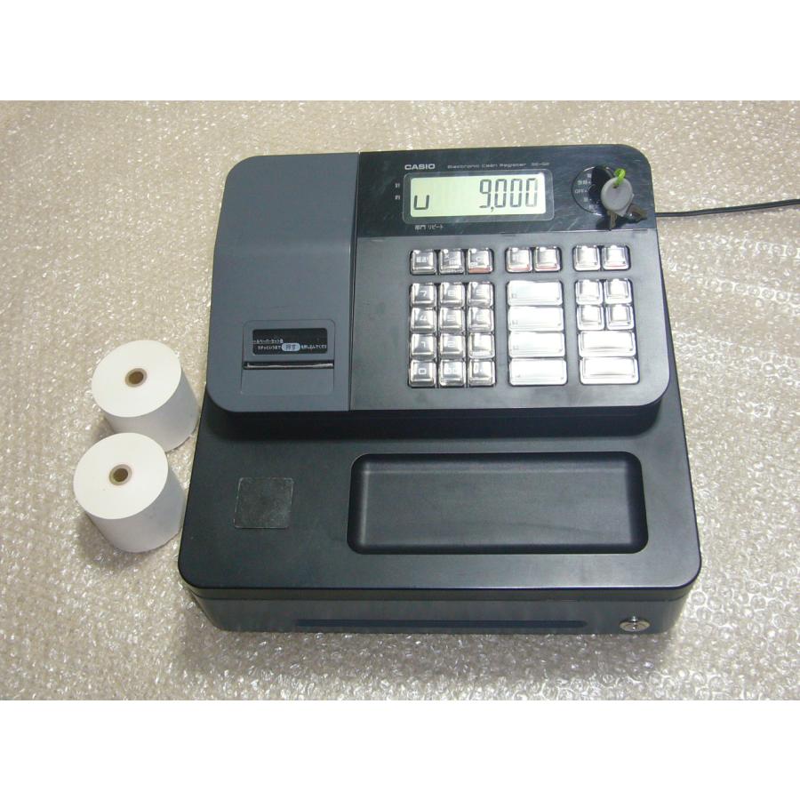 動作確認済 SR-G2-BK 4部門 カシオ レジスター 軽減税率対応レジ : 大