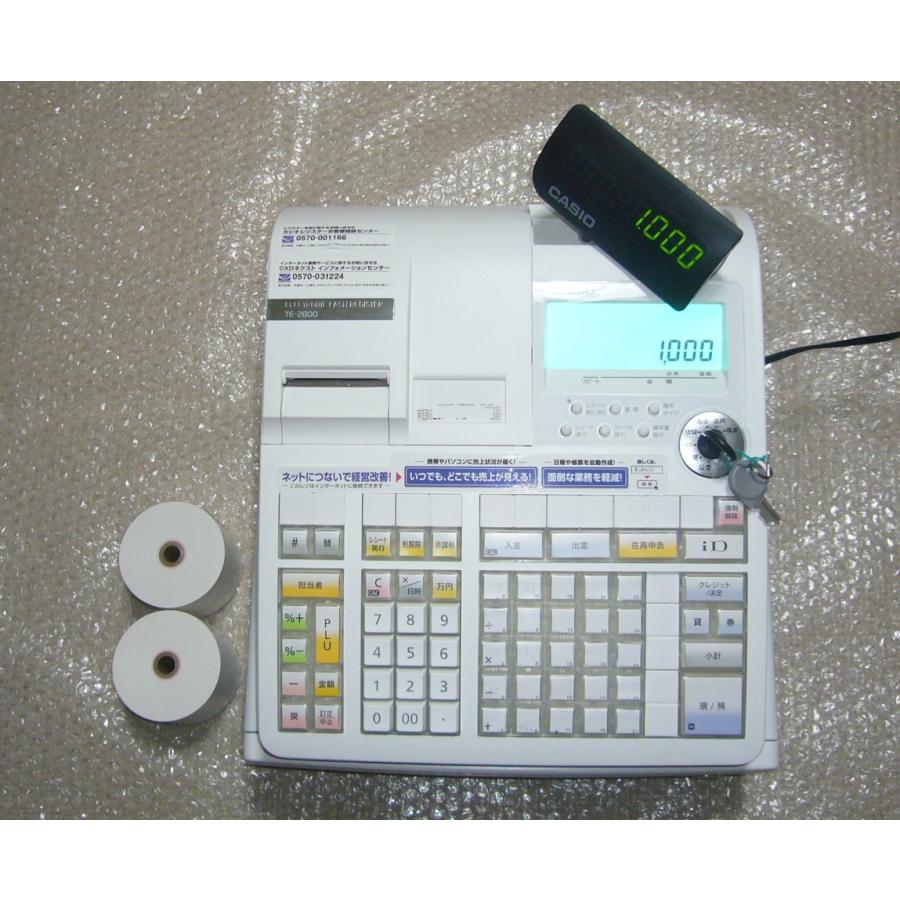 CASIO 動作確認済 TE-2800-25S 25部門 カシオ レジスター 軽減 CASIO 動作確認済 TE-2800-25S 25部門 カシオ レジスター 軽減