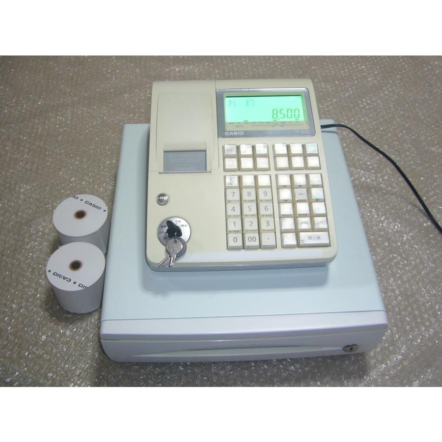 動作確認済 TE-300 10部門 カシオ レジスター 軽減税率対応レジ : 大