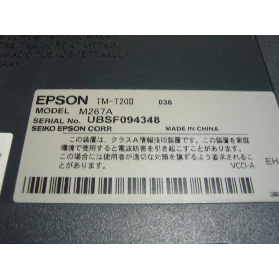 動作確認済 TM-T20II Bluetooth TM202BI036 EPSON レシートプリンター