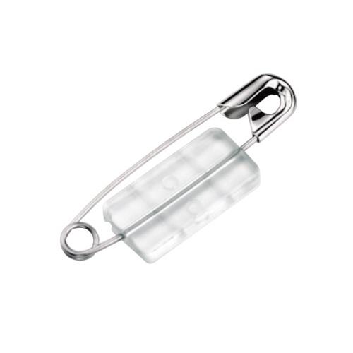 ノーリツピン 両面テープ付 100個セット 安全ピン 名札 バッジ用