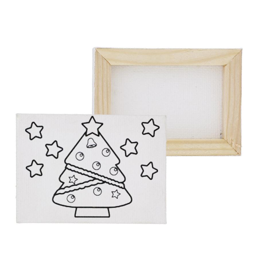 絵画　アクリル絵　額縁　キャンバス クリスマス 油彩キャンバス F6 額縁 壁掛け ケース ボックス 箱型 奥行 絵画